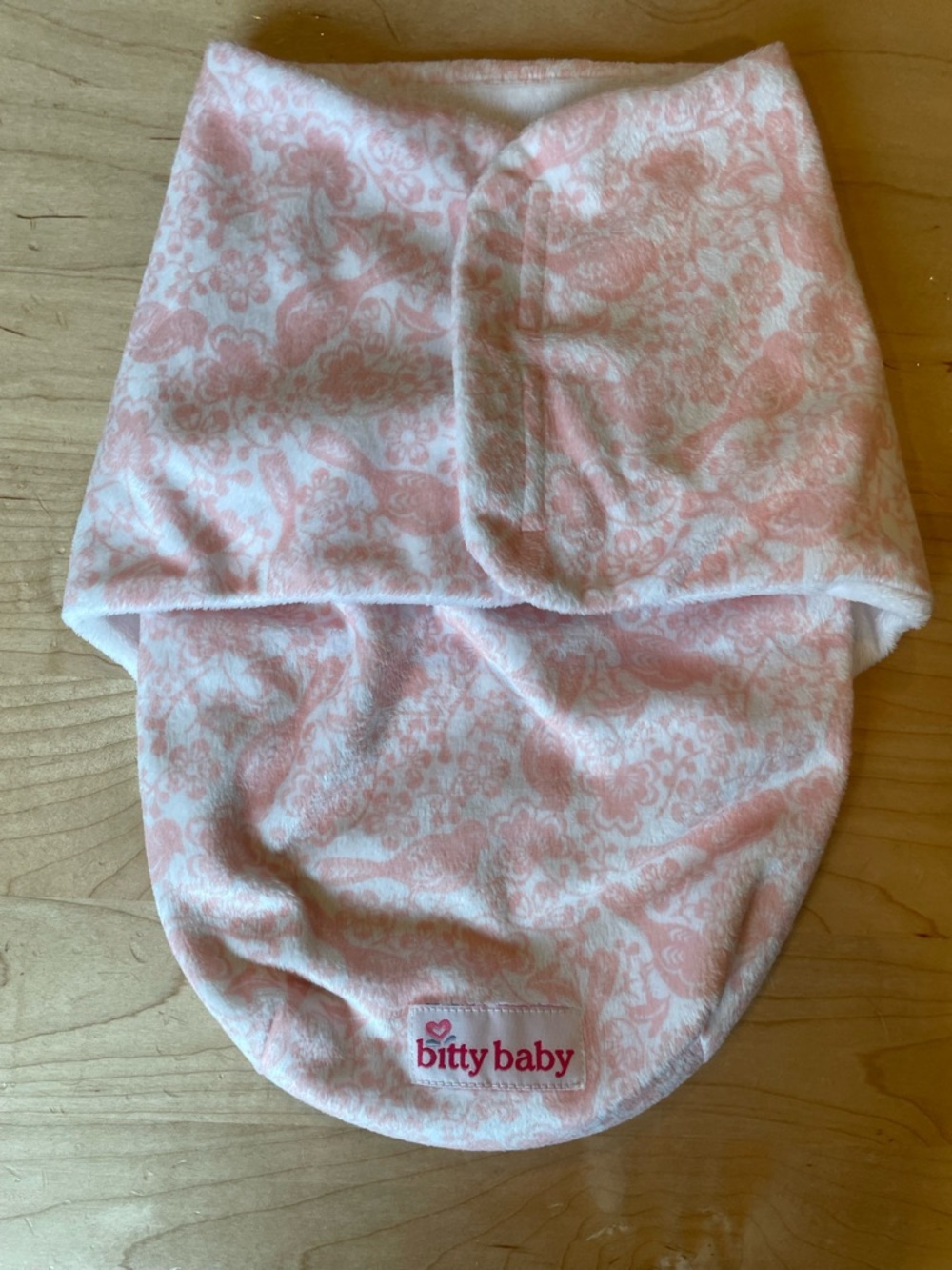 American Girl Bitty Baby snuggle wrap